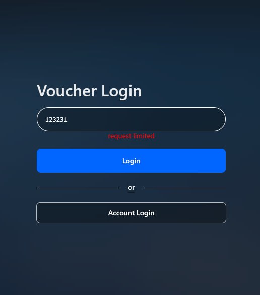 Code ထည့်မရပဲ request limited ဖြစ်တာတွေ ရှိလာပါတယ်။ အခုလိုဖြစ်ရတဲ့အကြောင်းရင်းကတော့ Ruijie ဘက်က voucher တွေကိုမသမာတဲ့နည်းတွေနဲ့ code တွေရှာပြီး ခိုးထည့်သုံးခံနေရတာကို  ကာကွယ်ဖို့အတွက်လုပ်လိုက်ပြီး နောက်ပိုင်း အခုလိုကြုံရတာပါ။  Voucher Code တောင်းတဲ့နေရမှာcode မှားနေတာကို ၇ ခါလောက် ဆက်တိုက်ရိုက်ထည့်မိတာနဲ့request limited ဆိုပြီး ပြောင်းသွားပါမယ်။  အဲ့လိုဖြစ်သွားရင် အချိန် အနည်းငယ်ပြန်စောင့်ပြီးမှပဲ ထည့်လို့ရတော့မှာဖြစ်ပါတယ်။ ( voucher code ခိုးသုံးဖို့လုပ်တဲ့သူတွေကအဲ့ဒီလိုနည်းနဲ့ code တွေကို အစဉ်လိုက် မှန် မမှန်စစ်ပြီး စမ်းကြတာမို့code မှားတာများရင် ပိတ်ချဖို့အတွက် ထည့်လိုက်တာဖြစ်ပါမယ်။ )   လောလောဆယ်မှာ ကျနော် စမ်းကြည့်ရသလောက်တော့request limited ဖြစ်သွားတာနဲ့ နောက်ထပ် လာချိတ်တဲ့ ဖုန်အသစ်တွေမှာပါrequest limited ဖြစ်သွားတာဖြစ်နေပါတယ်။ ထို့အတွက် ruijie ဘက်ကို session တစ်ခုစာအတွက်ပဲ limit လုပ်ပေးဖို့နဲ့နောက်အသစ် session အတွက် code ( ၇ ခါအထိ မှားနိုင် ) ပြန်ထည့်လို့ရအောင် လုပ်ပေးဖို့တော့ တင်ကြည့်ပေးထားပါတယ်။ ---------Ruijie ဘက်က termux နဲ့ကျော်တာတွေရော၊code တွေကို bruteforce လုပ်ပြီး ခိုးသုံးတာတွေအတွက်ပါaction ယူပြီး ပိတ်ပေးလာတာတွေ့ရပါတယ်။ #timecodemanager#ruijieVoucherManager