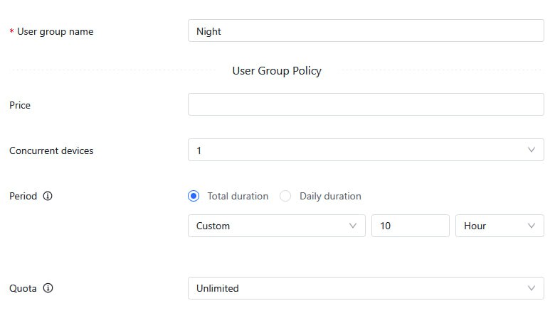 Ruijie Cloud မှာရောသူတို့ရဲ့ Ruijie Reyee Official App မှာပါVoucher User Group Setting ထဲမှာအချိန်ကန့်သတ်တဲ့ setting အတွက် Total duration / Daily duration ဆိုပြီး အပြောင်းလဲလေး ပါလာပါတယ်။စမ်းကြည့်ချင်တဲ့သူတွေ စမ်းလို့ရအောင် Post တင်ပေးလိုက်တာပါ။ကျွန်တော်နားတော့ စမ်းစရာစက်မရှိသေးတော့ ဘယ်လိုမျိုးအတွက် အဆင်ပြေမလဲဆိုတာတော့ သေချာမပြောနိုင်သေးလို့ပါ။ လက်ရှိမှာတော့ Voucher Code System အတွက် ruijie ဘက်က အားနည်းနေတာက- အချိန်ပြည့်သွားပေမယ့် ဆက်သုံးရနေတာမျိုး- expire ဖြစ်သွားတဲ့ code တွေကို inuse ( သုံးနေဆဲ ) ကနေ ချက်ချင်းမဖယ်ပေးနိုင်သေးတာ- Quota ( GB Limit ) အတွက် အဆင်ပြေပြေမရသေးတာရယ်- Project တစ်ခုမှာ မသုံရသေးတဲ့ code 5000 ပြည့်တာနဲ့ ဆက်ထုတ်မရတဲ့ အခက်ခဲတွေပါ။  အားလုံးပဲ အဆင်ပြေကြပါစေ#timecodemanager#ruijievouchermanager