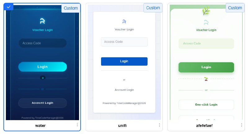 ဒီရက်ပိုင်း Voucher Code Login ဒီဇိုင်းလေးတွေ ထည့်ပေးရင်းသတိထားမိတာလေးပါ။ Custom Html Feature က Ruijie Captive Portal ရဲ့ beta စမ်းသပ်အဆင့်မှာပဲရှိပါသေးတယ်။ထို့အတွက် ကျွန်တော်တို့ စိတ်ကြိုက်ပြင်ဆင်လို့ရတာမျိုးတွေအတွက်အချိန်လိုဦးမယ်ပေါ့။ လက်ရှိ ကျွန်တော်သိသလောက်ဆိုရင် - Code ထည့်ပြီး login နှိပ်လိုက်ရင် အနောက်မှာ ဆက်သွားမယ့်    website url က ပြောင်းမရသေးပါဘူး။- နောက်တစ်ခုက EG Gateway တွေမှာအဆင်ပြေပေမယ့်    NBR လိုမျိုးတွေမှာ အဆင်မပြေသေးပါဘူး- Original ထက် အားသာလာတာကတော့    မလိုအပ်တဲ့ ပုံတွေ code တွေကိုဖြုတ်လို့ရသွားတော့   Loading အရမ်းသွက်သွားပါတယ်။Ruijie ဘက်ကသာ Beta ကနေ stable ဖြစ်လာပြီဆိုရင်တော့ဒီရဲ့ Custom Html က တကယ်ကို ကောင်းတဲ့ feature ဖြစ်သွားမှာပါ။Voucher Code တောင်းတာခြင်းတူရင်တောင်ဒီဇိုင်းမတူတဲ့အတွက် ဒီဇိုင်းလန်းရင် လန်းသလို ပိုပြီးဆွဲဆောင်မှုရှိစေပါတယ်။----------လောလောဆယ် အချိန်ရတဲ့အခါတိုင်းDesign အသစ်တွေ လုပ်ထားဖြစ်တာ ဒီဇိုင်း ၅၀ နီးပါးရှိပါပြီ။နောက်ထပ်ထပ်လပ်ပြီးတာနဲ့ ရနိုင်မယ့် Design လေးတွေ ပုံတင်ပေးပါဦးမည်။  #timecodemanager#ruijieVoucherManager