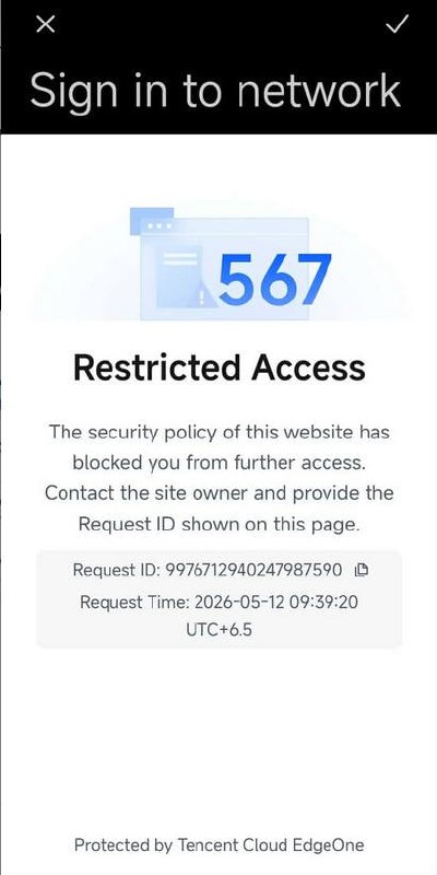 Voucher Code တောင်းတဲ့နေရာမှာ ဒီလို Error တွေကြုံနေရလား ?---အခု error က post redirect မှာဖြစ်တဲ့ ပြသနာပါ။ထို့အတွက် voucher code တောင်းတဲ့နေရာပေါ်တယ်code ထည့်လိုက်ပြီးရင် ဒီလိုပေါ်လာတယ်။( ဒါပေမယ့် တော်တော်များများကတော့ လိုင်းသုံးလို့ရသွားပါတယ်။ )အဓိကတော့ စတားလင့်လိုင်းနဲ့post redirect မှာပါတဲ့ website link က blocked ခံထိထားသလိုမျိုးဖြစ်တာပါ။ပုံမှန်ဆိုရင် code ထည့်လိုက်ပြီး မှန်သွားတာနဲ့google ဒါမှမဟုတ် ruijie website ပေါ်လာရမယ့်နေရမှာblocked လုပ်ခံလိုက်ရတော့ အခုလိုပေါ်တာပါ။error ပုံတိုင်းမှာ tencent ဆိုတာတွေ့ရတော့ruijie website တစ်ခုခုကို စတားလင့်ဘက်က block တာမျိုးနဲ့ ကြုံသွားတာဖြစ်ပါလိမ့်မယ်။ပြသနာအကြီးတော့ မရှိပါဘူး။code ထည့်လို့ရမယ်၊ လိုင်းလဲ သုံးလို့ရတာများပါတယ်။တစ်ချို့ portal setting ထဲကနေpost url မှာ ruijienetworks တို့ဘာတို့ ဖြစ်နေရင်google website ကို ညွန်ပေးကြည့်လိုက်ပါ။comment လေးတွေကြည့်မိတော့Ruijie နဲ့ပါတ်သက်ပြီး အရေးကြုံရင်တော့တစ်ခုခုဆိုရင် ဒီ Page ကိုပဲ ပြေးလာကြတာတွေ့တော့post လေးတွေတင်ပေးရတာ အားရှိပါတယ်ဗျာ။နောက်လဲ အချိန်ရရင် ruijie စက်ပိုင်ရှင်တွေအတွက်လစဉ် ဆားဗစ်အပ်ထားလို့ရမယ့် စနစ်လဲ လုပ်ပေးပါဦးမည်။တစ်ခုခုဆိုရင် ဆားဗစ်ဆရာကို ဆက်သွယ်လို့မရတော့ ပြသနာတွေသက်သာသွားအောင်အတွက်ပါ။အားလုံးပဲအဆင်ပြေကြပါစေ။#timecodemanager#ruijieVoucherManager