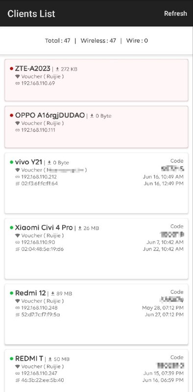 လစဉ် ဘေဆောင်နေကြ SVIP Member တွေအတွက် သီးသန့် App လေးတစ်ခု ထပ်လာပါမည်။   အဓိကတော့ VPN ကျော်သုံးတာဖြစ်ဖြစ်၊ အခြားနည်းနဲ့ပဲကျော်သုံးတာဖြစ်ဖြစ်၊ ဒါမှမဟုတ်အချိန်ပြည့်သွားလို ဆက်သုံးလိုရနေသေးတယ်လို သတိထားမိရင်လဲအရင်လို Block မလုပ်တော့ပဲ နောက်တစ်နည်းနဲ့ တားဆီးနိုင်မယ့် App လေးပါ။ ( block လုပ်တာက အခုနောက်ပိုင်းဖုန်းတွေမှာ random mac address ပါလာတဲ့အတွက် နောက်ထပ် အသစ်တွေနဲ့ အမြဲ ပြန်ချိတ်လိုရနေမှာပါ။ အဲ့အတွက် block ကိုမသုံးတော့ပဲ နည်းတစ်ခုနဲ့တားဆီးပါမည်။ )     #timeCodeManager #ruijieVoucherManager