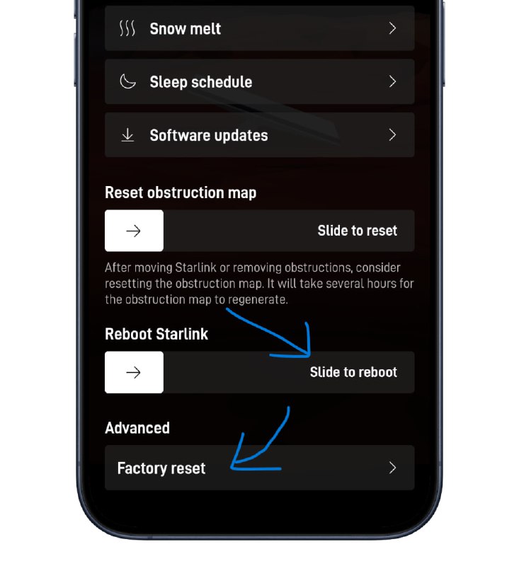 ကိုယ့်ဝိုင်ဖိုင်မှာ ချိတ်ပြီးတော့Starlink App ကနေ ဝင်ပြီးReboot လုပ်တာက လိုင်းပိတ် ပိတ်သွားတာလောက်ပဲဖြစ်နိုင်ပေမယ့်အဲ့ဒီအောက်က Factory reset ဆိုတာကြီးကတော့ရေရှည်အတွက် ဒုက္ခပေးနိုင်ပါတယ်။င်္Factory Reset ခဏခဏ ချခံနေရရင်
Hardware ပျက်နိုင်တဲ့အထိပါ ဖြစ်နိုင်တယ်ဆိုပြီး
Starlink App ထဲမှာကို သတိပေးထားပါတယ်။ ဆိုတော့ အခုက Reboot / Shutdown ပြသနာအပြင်စက်ပျက်ဖို့ဖြစ်နိုင်တဲ့ Factory Reset ကြီးက ပိုဆိုးလာပါတယ်။မိမိတို့ wifi မှာ Starlink App ကနေ အကောင့်ဝင်စရာမလိုပဲReboot / Factory Reset ချလို့ရနေလား အမြဲ စစ်ဆေးသင့်ပါတယ်။  ———-Ruijie Gateway သုံးထားရင်တော့အခုလိုမျိုး လုပ်မရအောင် ပိတ်လို့ရပါတယ်။Time Code Manager ရဲ့ SVIP ထဲက Starlink Reboot Fix လေးနဲ့တစ်ချက်နှိပ်ပြီး ပိတ်နိုင်ပါပြီ။ #timeCodeManager#ruijieVoucherManager