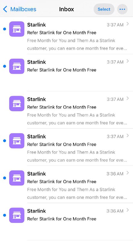 Starlink ဘက်ကနေ email ပို့လာပါတယ်။ အကြောင်းရင်းကတော့စက်အသစ်ဝယ်ဖို့ Refer လုပ်လိုက်မယ်ဆိုရင်အဲ့ဒီစက်အသစ်က Activate လုပ်တာနဲ့ကိုယ့်စက်အတွက်ရောအဲ့ဒီစက်အသစ်အတွက်ပါ ၁ လစာ Free ရမယ်ပြောတာပါ။ သေချာတော့ မစမ်းရသေးပေမယ့်စက်အသစ် activate လုပ်တာအတွက် refer ထည့်ပေးလို့ရတယ်ဆိုရင်တော့ နှစ်ဦးနှစ်ဖက် win - win ဖြစ်ပြီး ၁ လစာ free ကိုယ်စီရမှာဖြစ်ပါတယ်အဲ့လိုသာဆို စက်အသစ်ပိုင်ရှင်တွေလည်းactivate အတွက် ပိုက်ဆံမကုန်တော့ပဲ၁ လ free သုံးခွင့်ရမှာဖြစ်ပါတယ်။ ( တကယ်သာဆို activate free လုပ်ပေးတာတွေ ဖြစ်လာတော့မှာပါ )-----လစဉ်ကြေးဆောင်ဖို့ ဆက်သွယ်ရန်@mr_moonrider+959259411186 ( viber )Starlink ဘက်ကနေ email ပို့လာပါတယ်။ အကြောင်းရင်းကတော့စက်အသစ်ဝယ်ဖို့ Refer လုပ်လိုက်မယ်ဆိုရင်အဲ့ဒီစက်အသစ်က Activate လုပ်တာနဲ့ကိုယ့်စက်အတွက်ရောအဲ့ဒီစက်အသစ်အတွက်ပါ ၁ လစာ Free ရမယ်ပြောတာပါ။ သေချာတော့ မစမ်းရသေးပေမယ့်စက်အသစ် activate လုပ်တာအတွက် refer ထည့်ပေးလို့ရတယ်ဆိုရင်တော့ နှစ်ဦးနှစ်ဖက် win - win ဖြစ်ပြီး ၁ လစာ free ကိုယ်စီရမှာဖြစ်ပါတယ်အဲ့လိုသာဆို စက်အသစ်ပိုင်ရှင်တွေလည်းactivate အတွက် ပိုက်ဆံမကုန်တော့ပဲ၁ လ free သုံးခွင့်ရမှာဖြစ်ပါတယ်။ ( တကယ်သာဆို activate free လုပ်ပေးတာတွေ ဖြစ်လာတော့မှာပါ )-----လစဉ်ကြေးဆောင်ဖို့ ဆက်သွယ်ရန်@mr_moonrider+959259411186 ( viber )