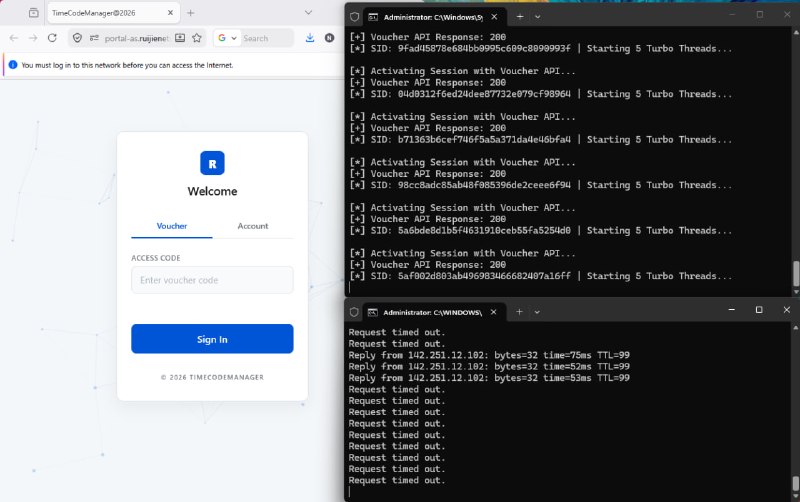 Termux + Python script နဲ့ သုံးခံနေရတာတွေတော့သက်သာသွားပါတယ်။မိမိတို့ project ကို စနစ်တကျနဲ့ တည်ဆောက်ထားတယ်ဆိုရင်လဲv2ray ( vmess / vless ) နဲ့ http inject လုပ်ပြီး သုံးခံနေရတာတွေပါသက်သာသွားနိုင်ပါတယ်။dns tunnel ( port 53 ) နဲ့ ကျော်သုံးတာတွေအတွက်လဲdns port ကို ပိတ်လိုက်ရင် တားဆီးပြီးသားဖြစ်သွားပါမယ်။----Service တော့ သီးသန့် မလုပ်ပေးဖြစ်တော့ပါဘူး။ကိုယ်က လုပ်ပေးတာတစ်ခုဆိုပေမယ့်ကိုယ်လုပ်ပေးတဲ့အပိုင်းနဲ့ မဆိုင်တဲ့အပိုင်းတွေပါလုပ်ပေးရတာမျိုးတွေအတွက် အချိန်မပေးနိုင်တဲ့အတွက်ပါ။ထို့အတွက်လောလောဆယ်မှာတော့ ကျွန်တော်တို့နဲ့ ရေရှည်လက်တွဲပြီးဘေလစဉ်ဆောင်နေတဲ့ SVIP Member တွေကိုသာတတ်နိုင်သလောက် ကူညီပြီး ပြင်ဆင်ပေးသွားမှာဖြစ်ပါတယ်။အားလုံးကိုကျေးဇူးတင်လျက်။#timeCodemanager #ruijieVoucherManager See less
